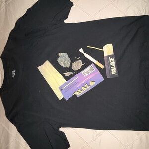 PALACE Black Tee with Graphic Print